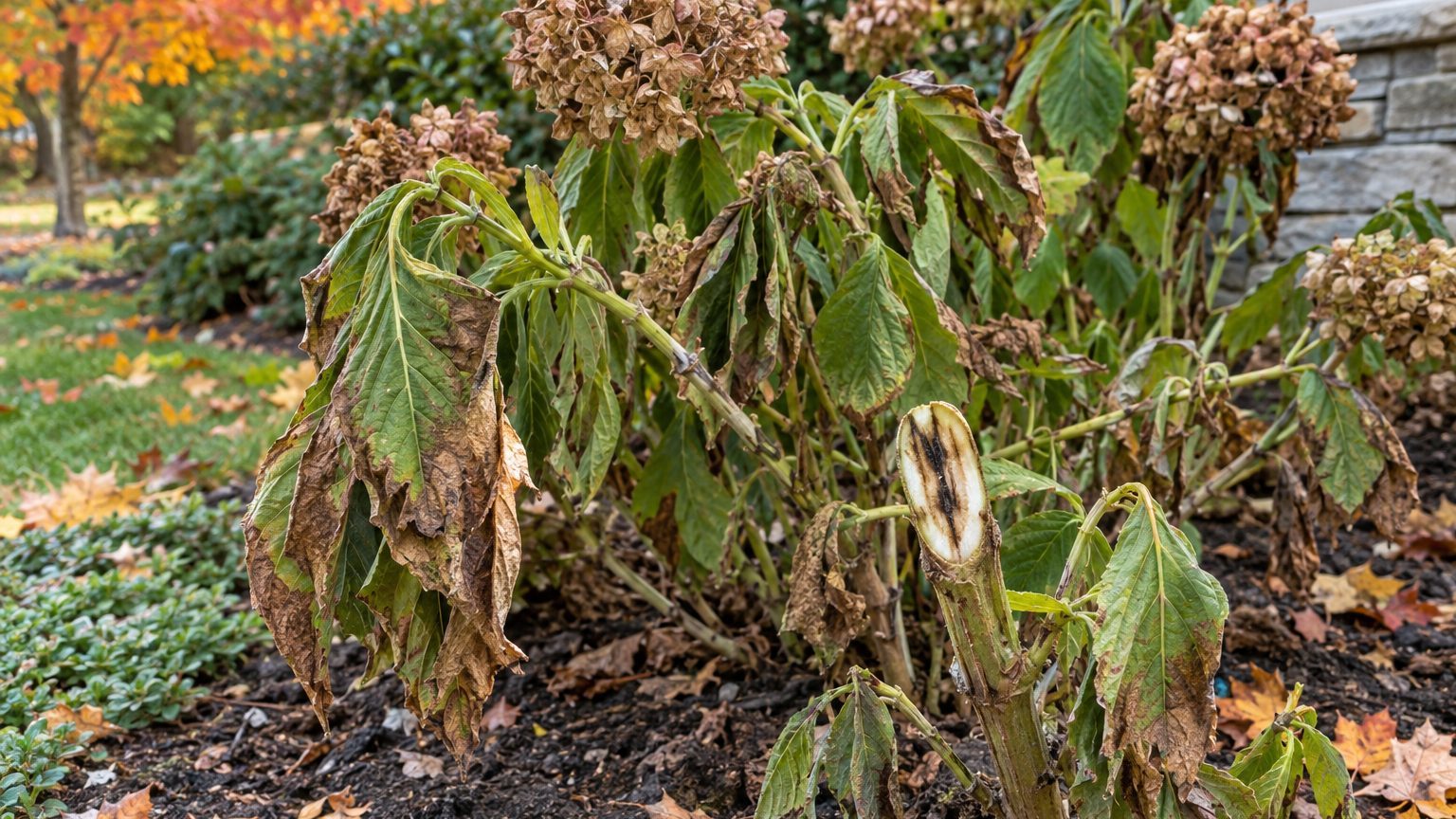 Bacterial Wilt on Hydrangeas: Signs, Treatment and Prevention
