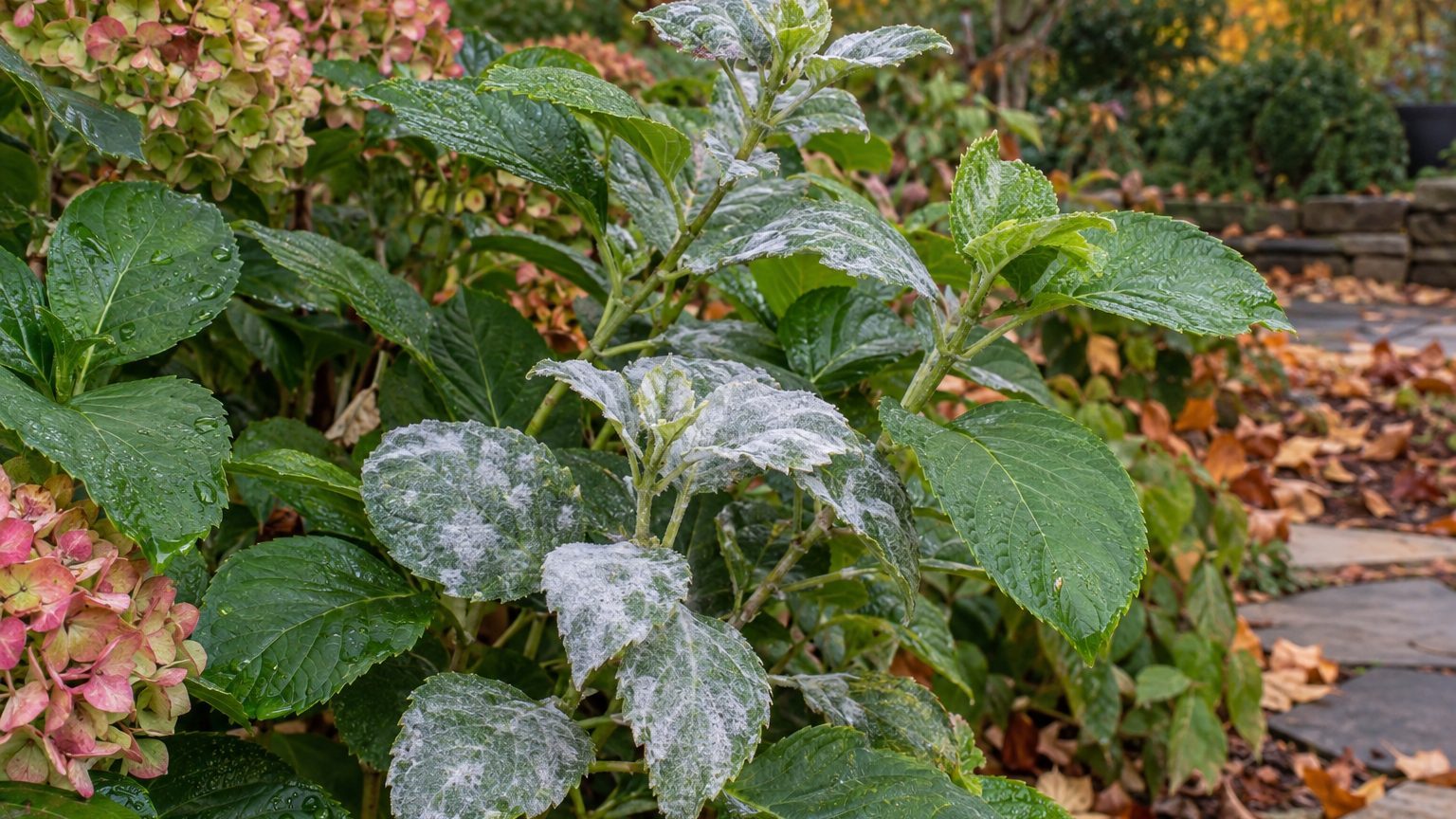 Powdery Mildew on Hydrangeas: Signs, Treatment and Prevention