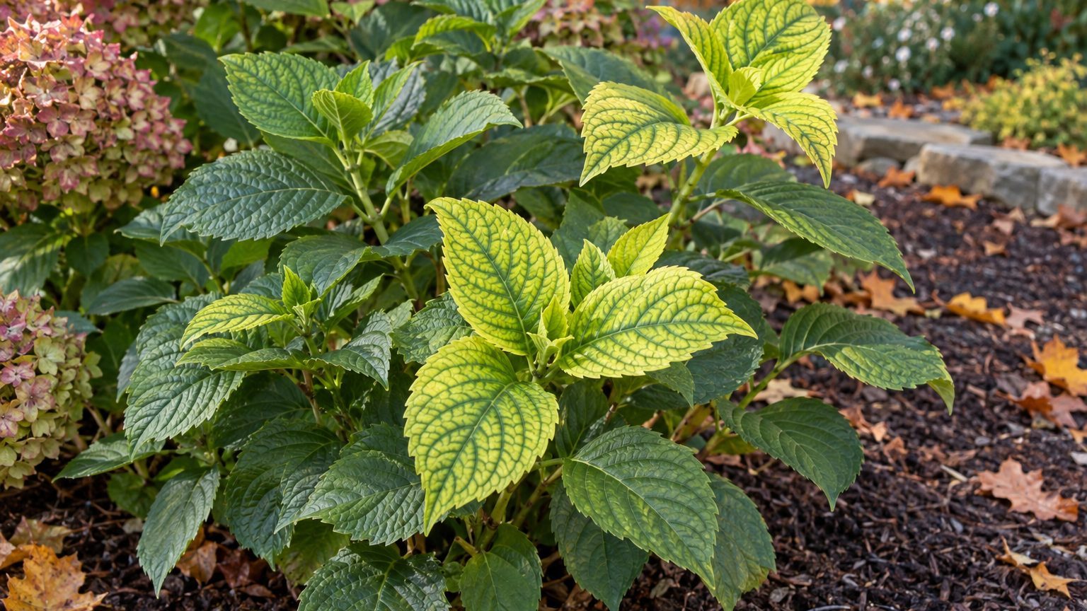 Hydrangea Yellow Leaves With Green Veins: Causes and How to Fix It