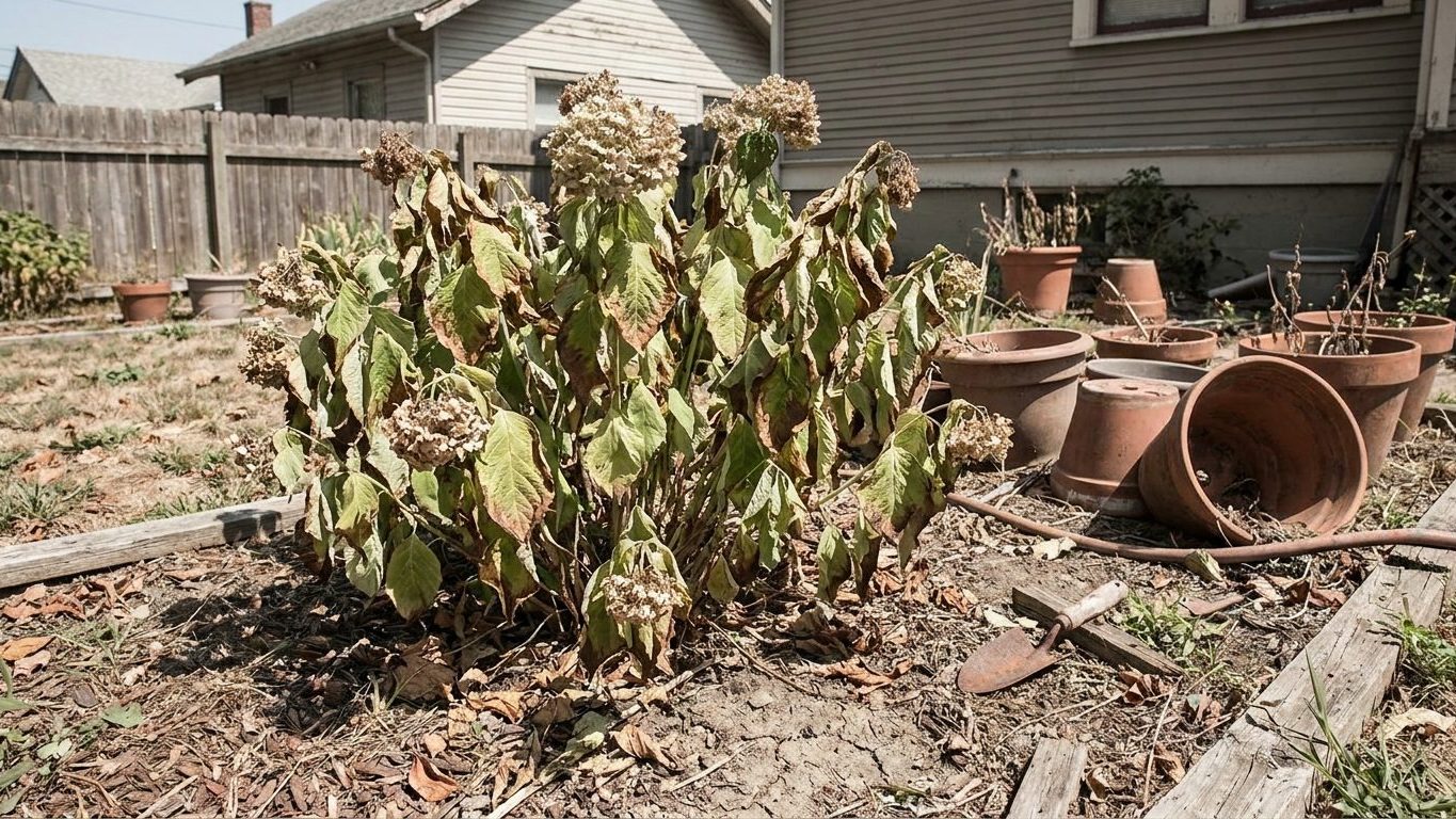 Hydrangeas in Summer Heat: Wilting, Scorch and Shade
