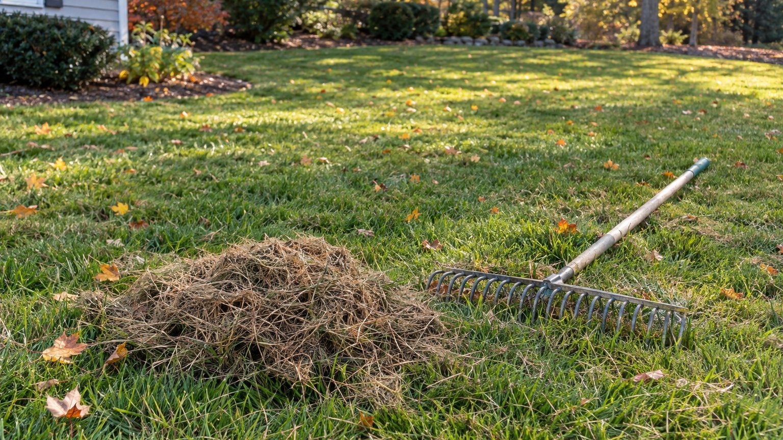 When to Dethatch a Lawn