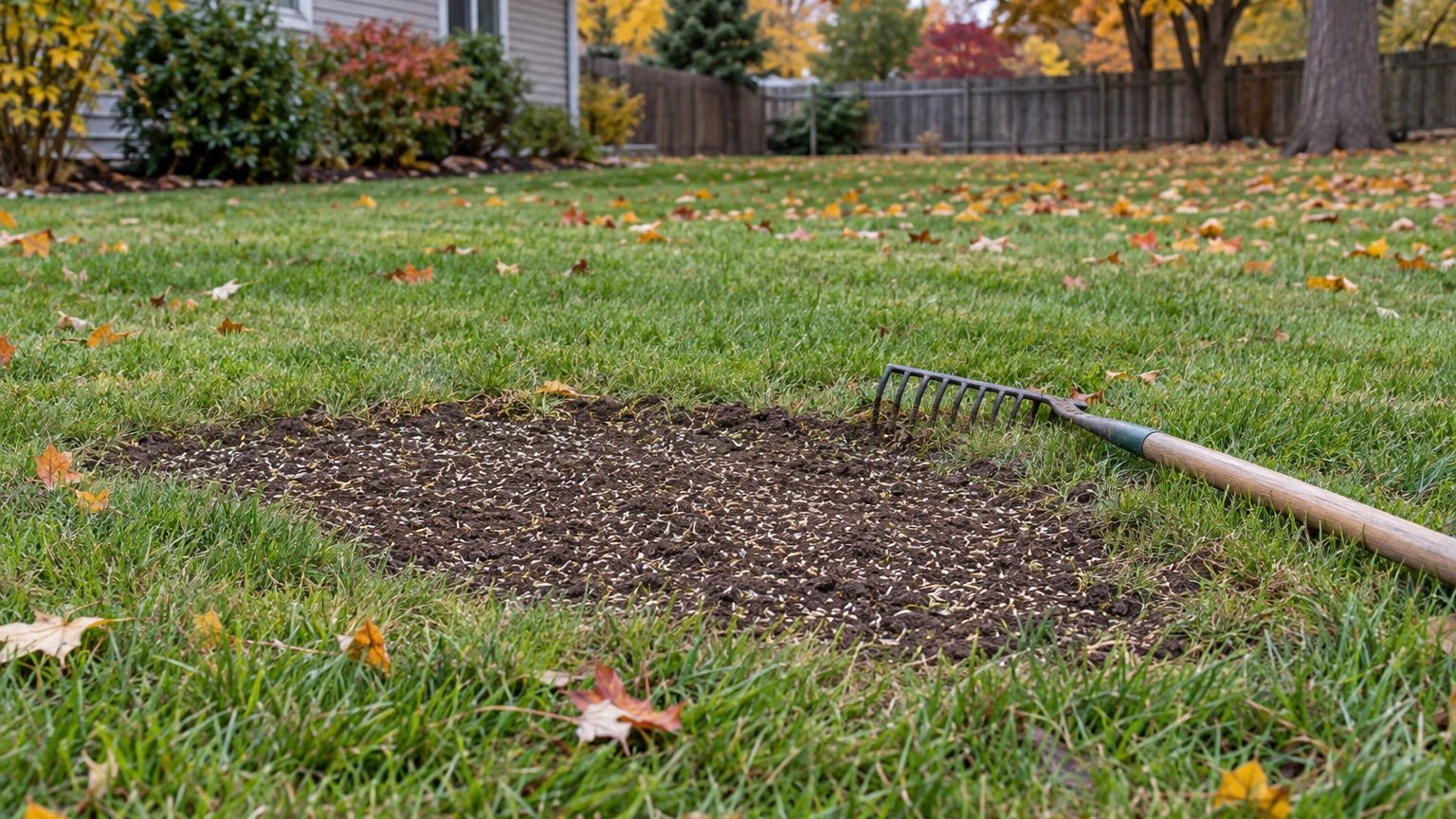 Fixing Bare Spots in a Lawn, Step by Step