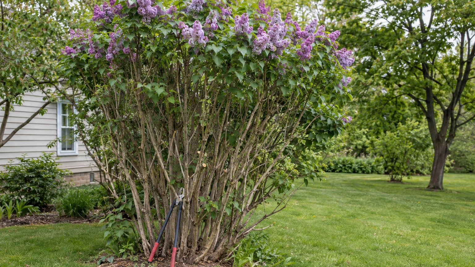 How to Renovate an Overgrown Lilac Bush
