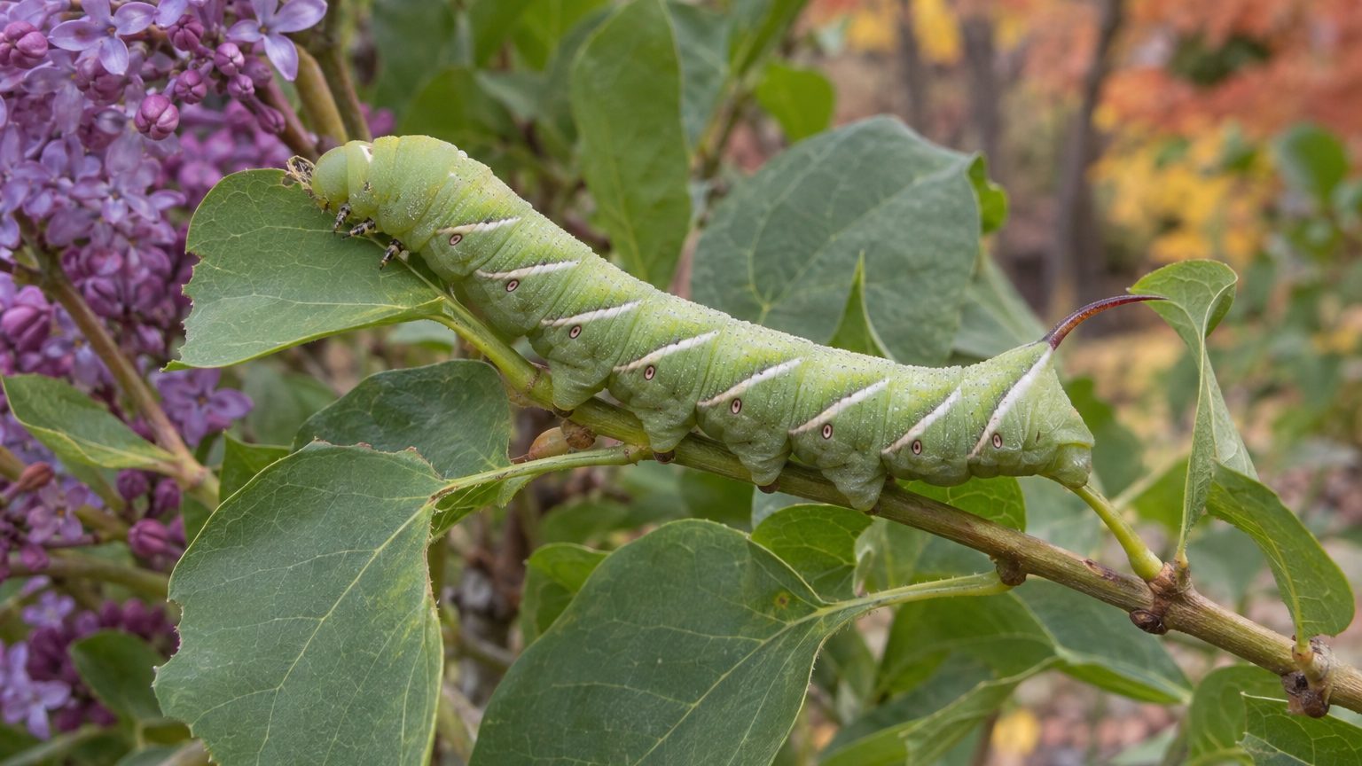 Lilac Sphinx Moth Caterpillars: How to Spot Them and Get Rid of Them