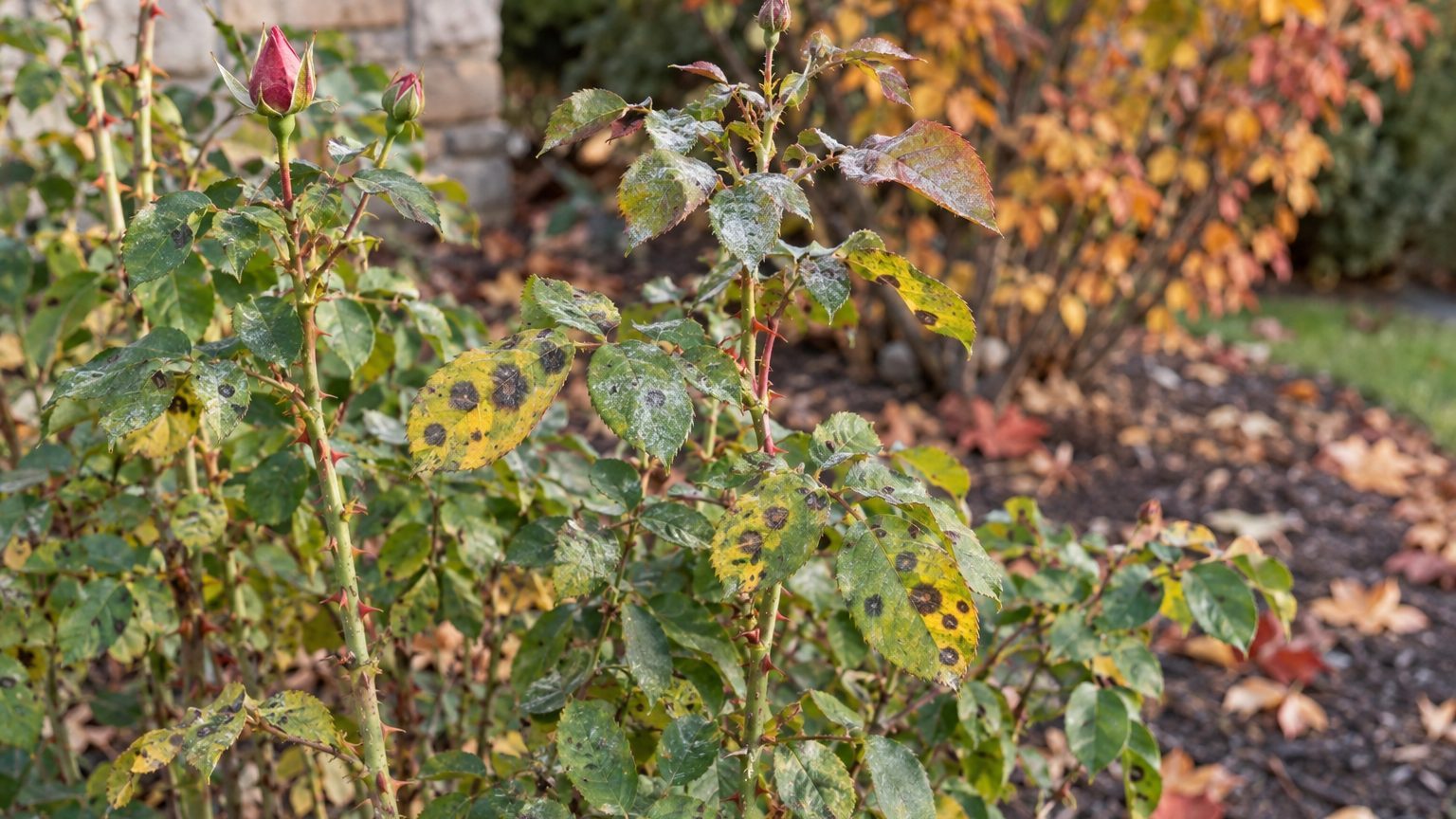 Rose Diseases: Black Spot, Powdery Mildew and Rust
