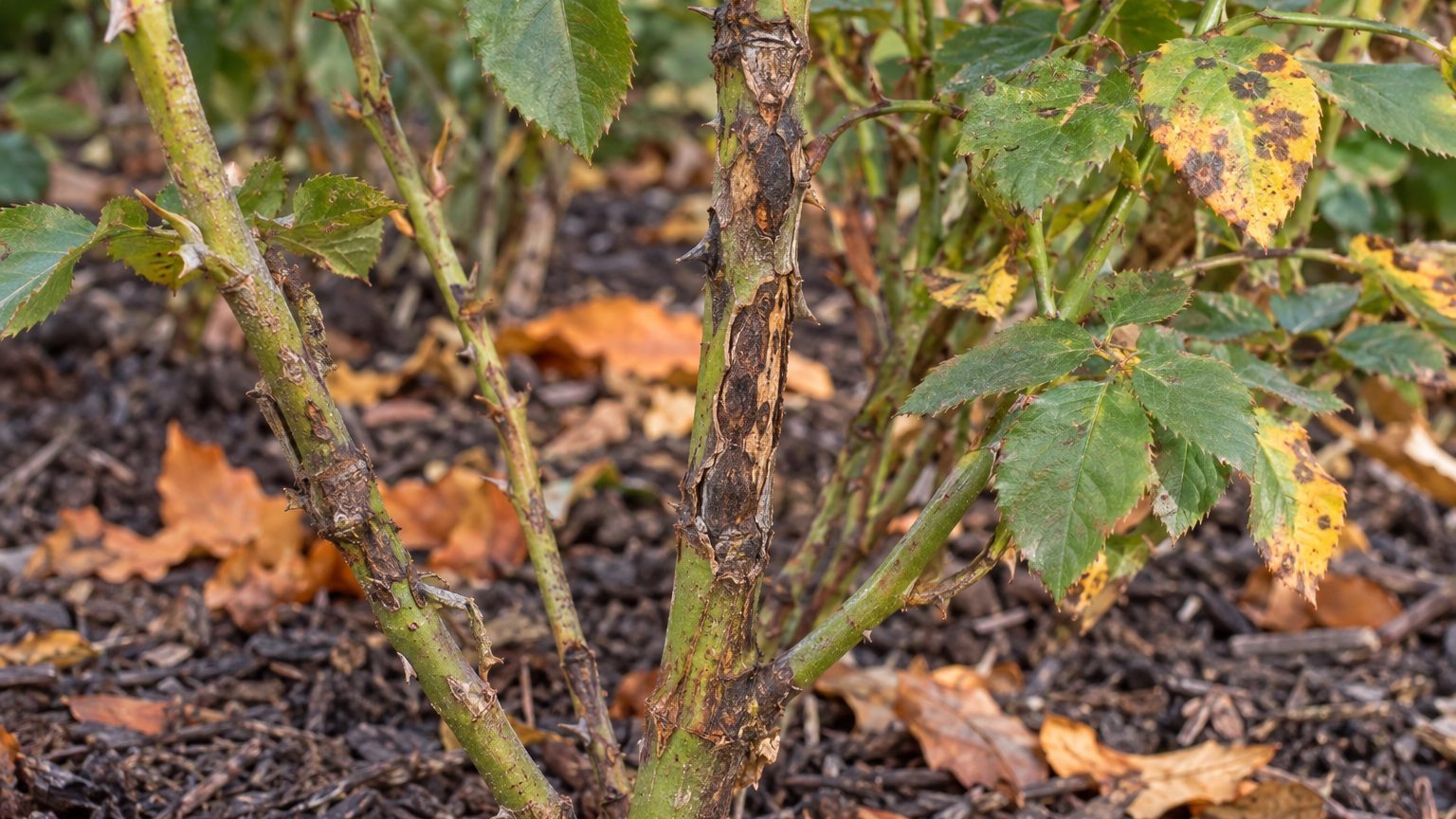 Stem Canker and Dieback on Roses: Signs, Treatment and Prevention