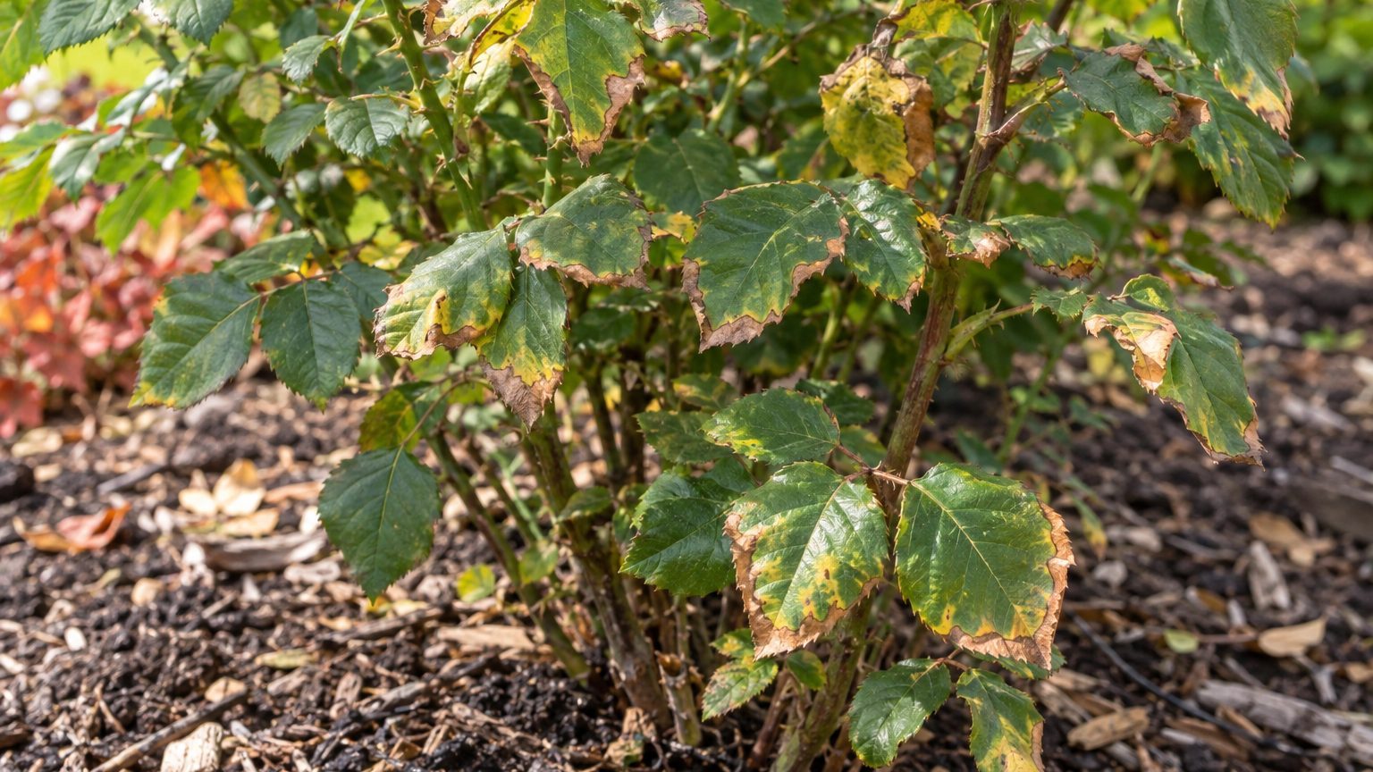 Brown Edges on Rose Leaves: Causes and How to Fix It